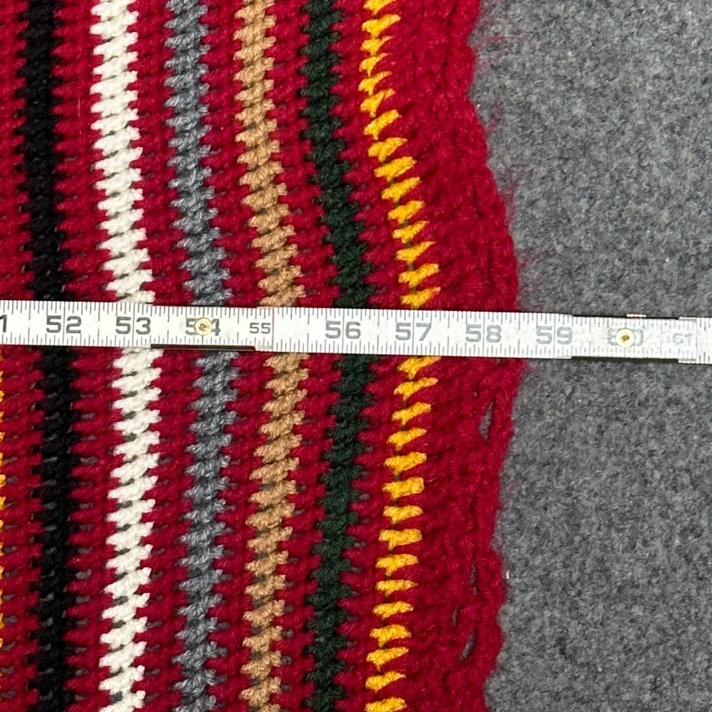 Vintage Handmade Granny‎ Crocheted Throw/Blanket 58” x 56”